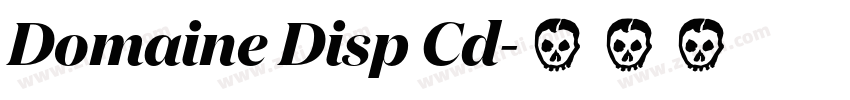 Domaine Disp Cd字体转换